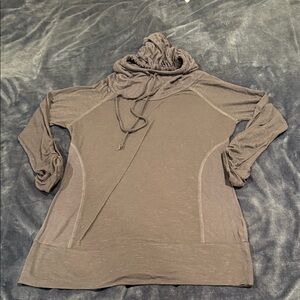 Neon Soul Gray Hooded Top